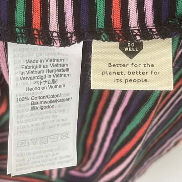 Madewell One Pocket Stripe Muscle Tank Top Medium - Picture 5 of 8